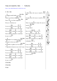 Scarica il PDF con testo e accordi per ukulele