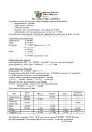 Scarica gli esercizi svolti di Estimo