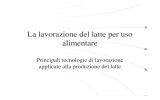 produzione latte alimentare