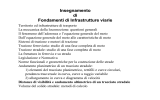 13 - Distanze di visibilità e andamento altimetrico di un