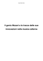 Il genio Mozart e le tracce delle sue innovazioni nella musica odierna