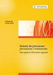 lesioni da pressione - Regione Autonoma Friuli Venezia Giulia