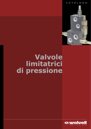 Valvole Limitatrici di pressione Walvoil