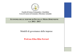 Modelli di governo