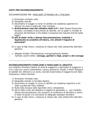 Visti per ricongiungimenti