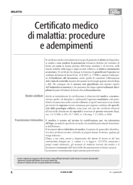 Certificato medico di malattia: procedure e adempimenti