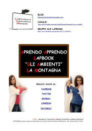 aprendo apprendo lapbook “gli ambienti” la montagna