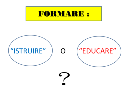 “Non c`è dubbio che la parola apprendimento denoti un