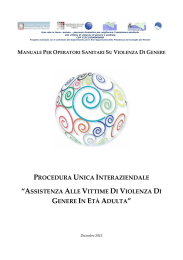 Manuale per operatori sanitari su violenza di genere