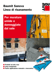 Per murature umide e danneggiate dal sale Baumit