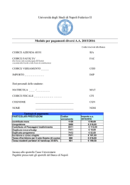 Modulo per pagamenti diversi a.a. 2015/2016