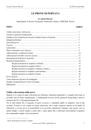 Prove di portata - STUDIO DI GEOLOGIA dr. Alessio Fileccia