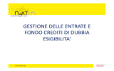 Slide sulla gestione delle entrate