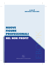 NUOVE FIGURE PROFESSIONALI NEL NON PROFIT