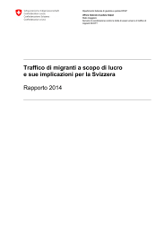 Traffico di migranti a scopo di lucro e sue implicazioni per la