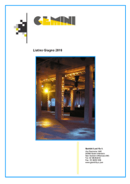 Listino Giugno 2016