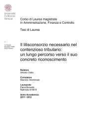 Il litisconsorzio necessario nel contenzioso tributario: un lungo