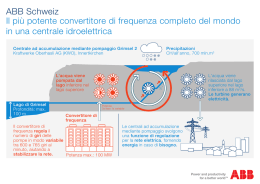 ABB Schweiz Il pi&ugrave; potente convertitore di frequenza completo del
