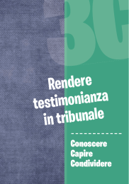 Rendere testimonianza in tribunale