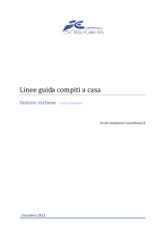 Linee guida compiti a casa