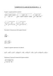 Compito di Matematica - 2 A Liceo