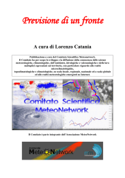 Previsione di un fronte