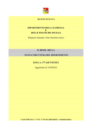 DIPARTIMENTO DELLA FAMIGLIA E DELLE POLITICHE SOCIALI