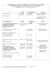 Dipartimento Assistenza Primaria