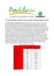 le 10 peggiori linee d`italia per i pendolari nel 2014