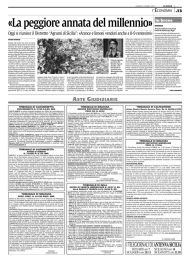 &laquo;La peggiore annata del millennio&raquo;