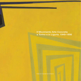 Il Movimento Arte Concreta a Torino e in Liguria. 1949-1956