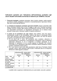 Indicazioni operative per l`attuazione dell`assistenza scolastica agli