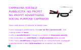 campagna sociale pubblicita` no profit no profit