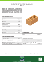 BIMATTONE PESANTE 12 x 25 x 12 Art. 72