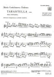 Castelnuovo-Tedesco - Tarantella per chitarra