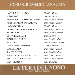 tera nono - Coro San Romedio