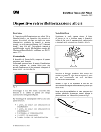 Dispositivo retroriflettorizzazione alberi