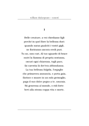 william shakespeare – sonetti