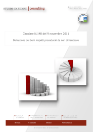 Circolare N.148 del 9 novembre 2011