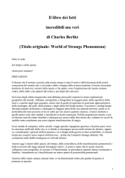 Fatti incredibili ma veri - Associazione La Nuova Vita