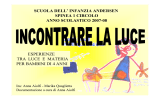 Incontrare la luce - Istituto Comprensivo Spinea 1