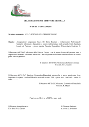 Assegnazione temporanea Sig.ra Del Prete Beatrice