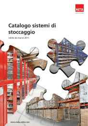 Catalogo sistemi di stoccaggio