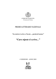 “Caro nipote ti scrivo...”