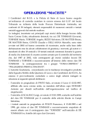 Operazione Maciste. Polizia e Carabinieri insieme arrestano 38