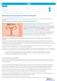 Endometriosi: tutte le domande e le risposte (prima parte