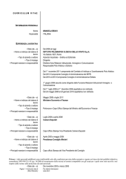 curriculum vitae - Istituto Poligrafico e Zecca dello Stato