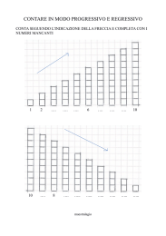 contare in modo progressivo e regressivo