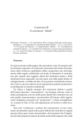 Capitolo II Il contraente &ldquo;debole&rdquo;