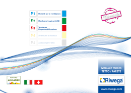 Manuale tecnico TETTO / PARETE